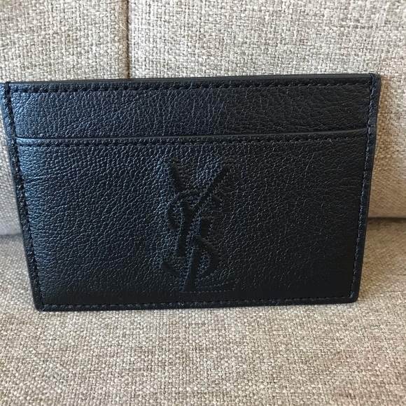 Yves Saint Laurent Other - YSL Saint Laurent Black Credit Card Holder Wallet